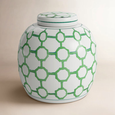 Delaine 5.5'' Handmade Porcelain Ginger Jar