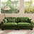 93.7" Velvet Upholstered Sofa-1713717429