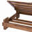 78.8" Outdoor Patio Chaise Lounge Chair, Acacia Wood Adjustable Recliner With Headrest And Retractable Side Tray, For Terrace, Poolside, Garden, And Beach-1415866077