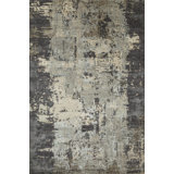 Contemporary One-of-a-Kind Rectangle 8'2" X 10'2" Hand Knotted Area Rug