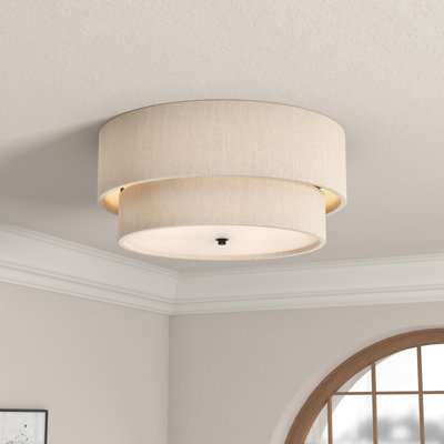 Helbert 18" Wide 4-Light Flush Mount