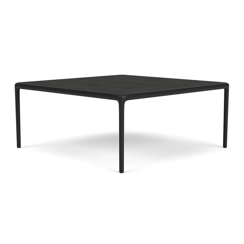 Otti Square Coffee Table, Black/Smoke