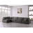 Jocqua Velvet L-Shaped Sectional Reversible-1870451984