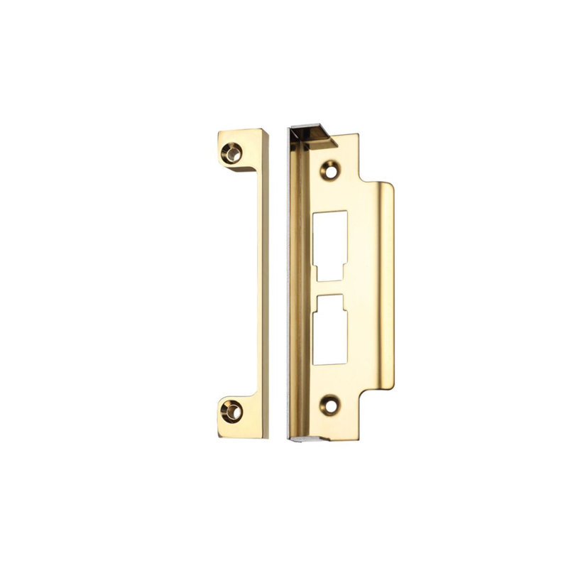Horizontal Lock and Latch, Brass Finish/Anti Tarnish