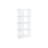 Bookshelf, Bookcase, Etagere, 5 Tier, 60"H, Office, Bedroom, Tempered Glass Clear Sides-1395995009