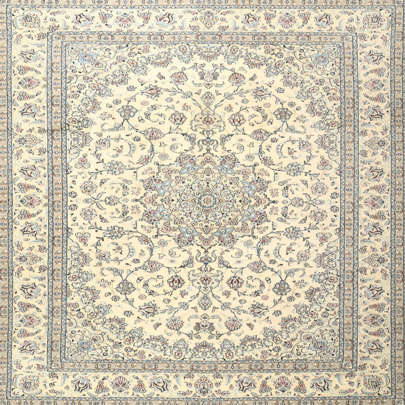 Colm Wool Oriental Indoor Rug, Square 8'