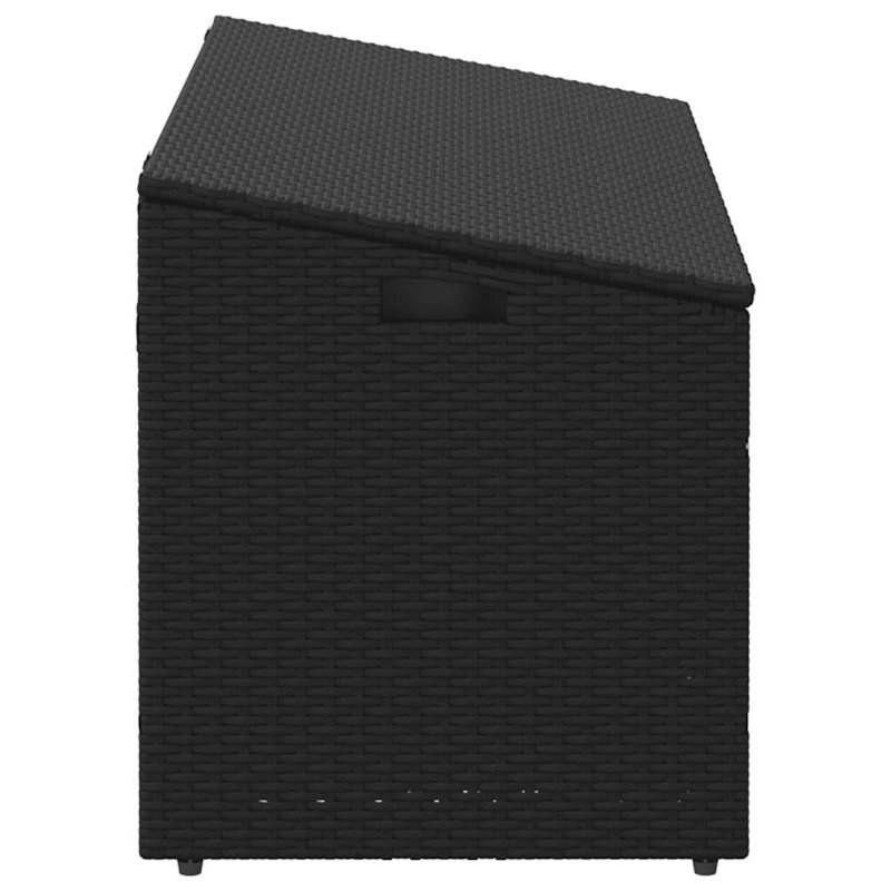 Boîte de rangement Vidaxl, Noir