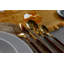 Mikasa 16-Piece Faux Tortoise Shell Cutlery Set, Stainless Steel