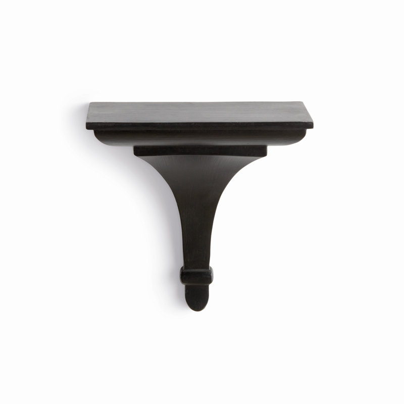 BAXTER WALL BRACKET SMALL, Black, 7.5'' H X 7.75'' W X 3.75'' D