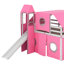 Lit mezzanine double avec tente et tour-1109981636