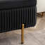 Banc de rangement rembourré en velours Miajah-251652326