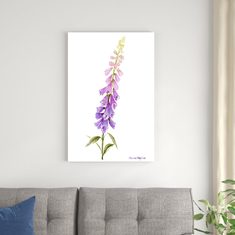 Annie's Foxglove I, H 36 po x l 24 po x P 1,25 po
