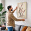 Moonlit Cherry Blossom Japandi - Wrapped Canvas-4437734-4437731