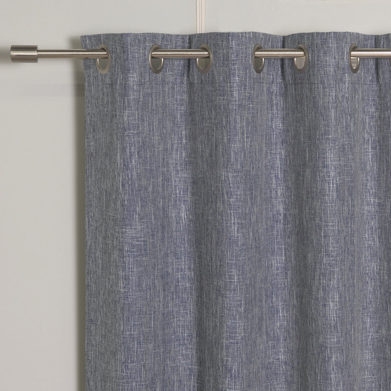 Paire de rideaux occultant Blinni, L 52 po x L 63 po, Indigo