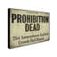«Prohibition» par Jadaya, art textuel sur toile tendue-20095117