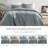 2-Piece Soft Washed Pleated Comforter Set