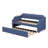 Upholstered Daybed With Trundle, Twin Size-365051318
