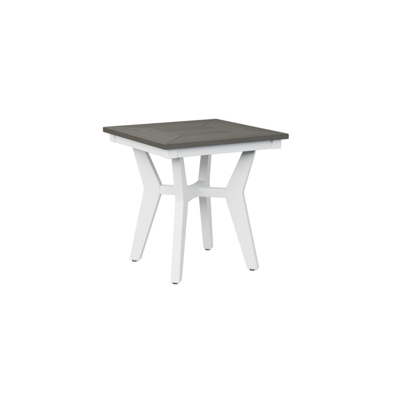 Table de bout carrée Newtowne, Gris côtier