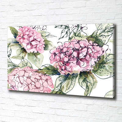 Hydrangea - Wrapped Canvas Print