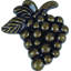 Vineyard Grapes 2" Length Novelty Knob-10749839