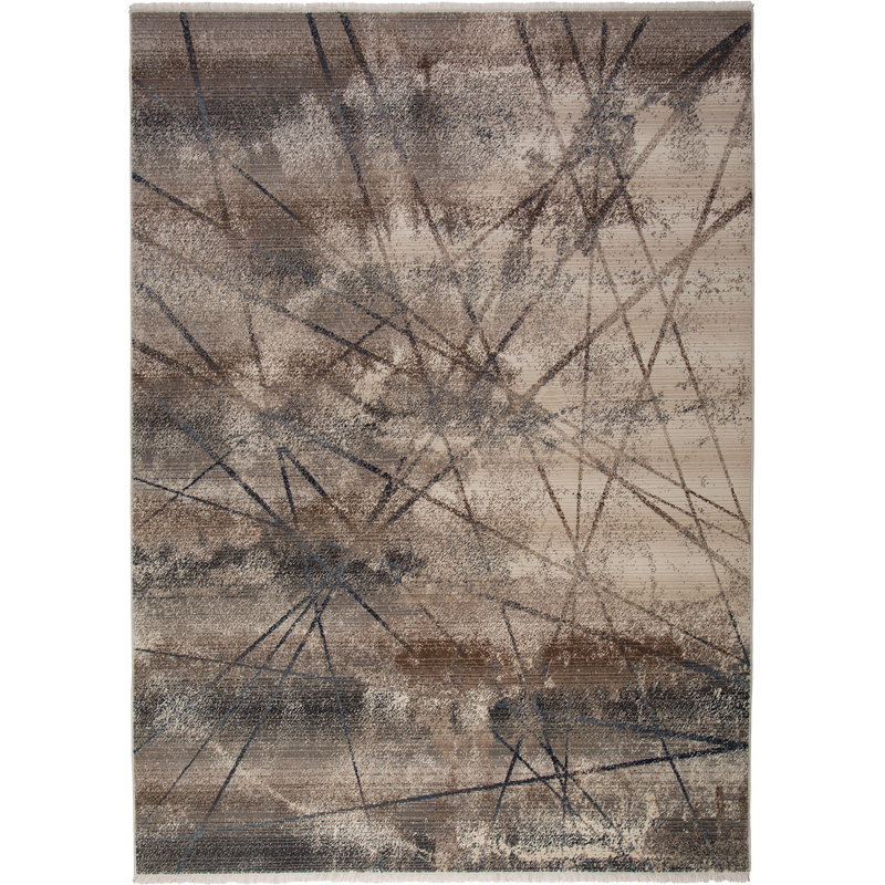 Pereira Abstract Shag Area Rug, Rectangle 200 x 290cm