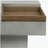 Weathered Grey coffee table with square top and base