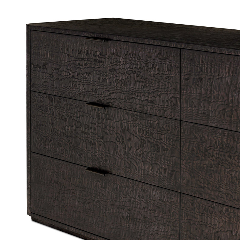 Stenson 6 Drawer Dresser-Dark Tamo Ash Veneer