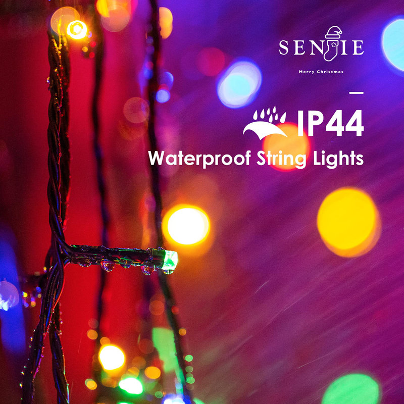 Guirlande de Noël, Blanc chaud