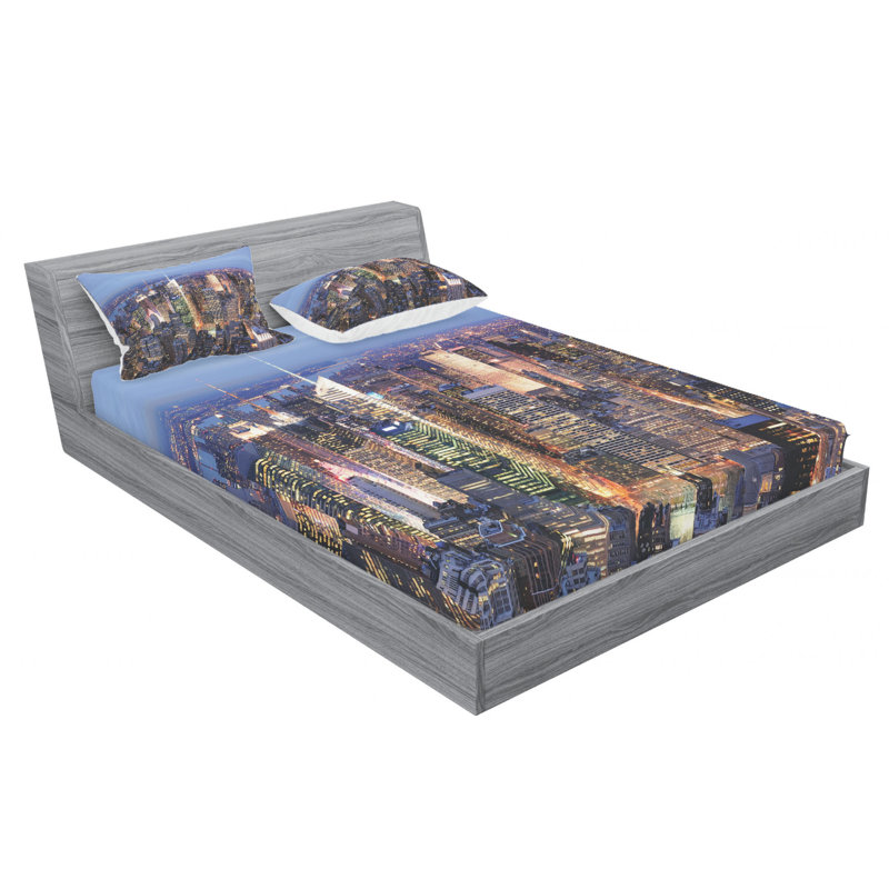 Microfiber Sheet Set, Full Sheet Set with 2 Pillowcases