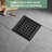 4.33'' Square Grid Shower Drain With Flange-88742743