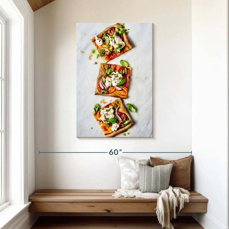 Yarlin Flatbread Pizza Squares, 45" H x 30" W