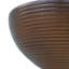 Table d'appoint extérieure en béton 16 po, conception nervurée, table d'appoint naturelle avec surface, pour patio