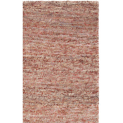 Ellmarie Hand Woven Jute/Wool Rug in Brown