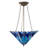 28"H Graceful Azura Unique Tiffany Style Shade Pendant Light