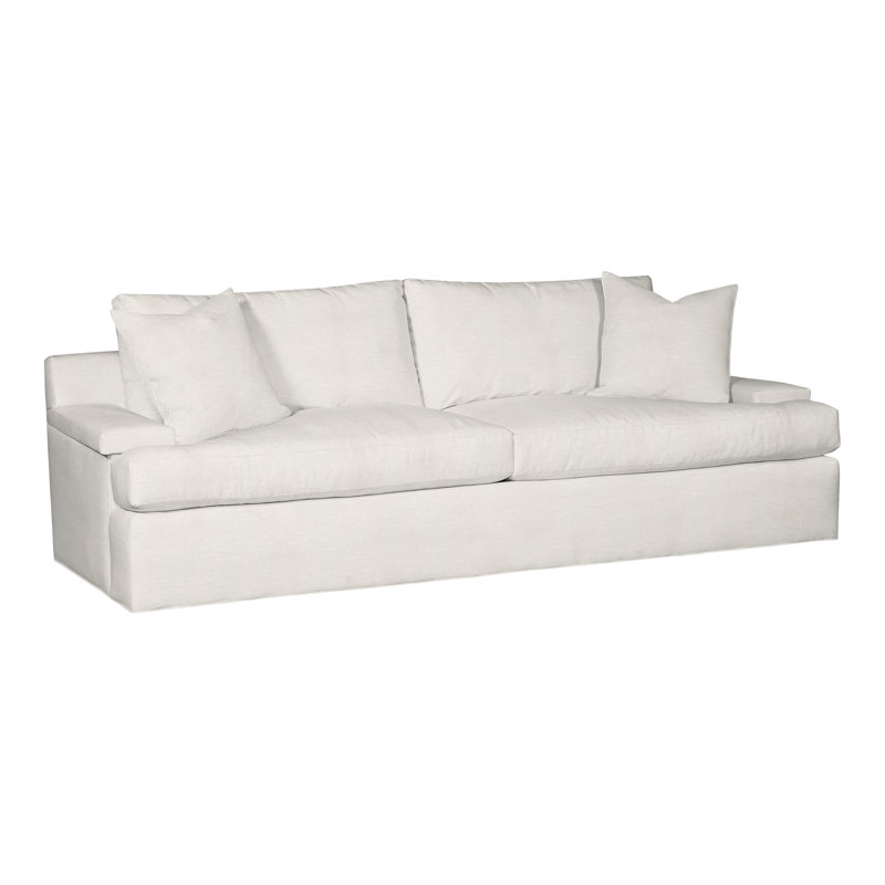 American Bungalow 96"Crew Sofa, Nadia Parchment