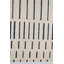 Natural Canvas With Black Stripe Pattern And Black Frame - Single Picture Frame Print on Canvas