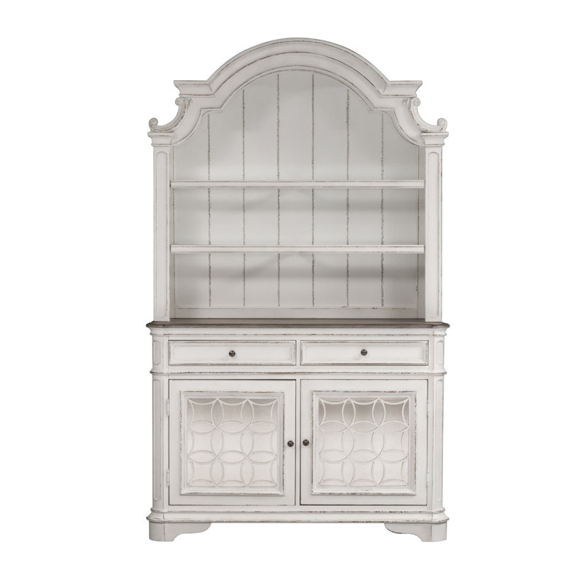 Colchester 56'' Sideboard with Bar Hutch, Antique White