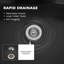 Lavabo en plastique avec roulettes