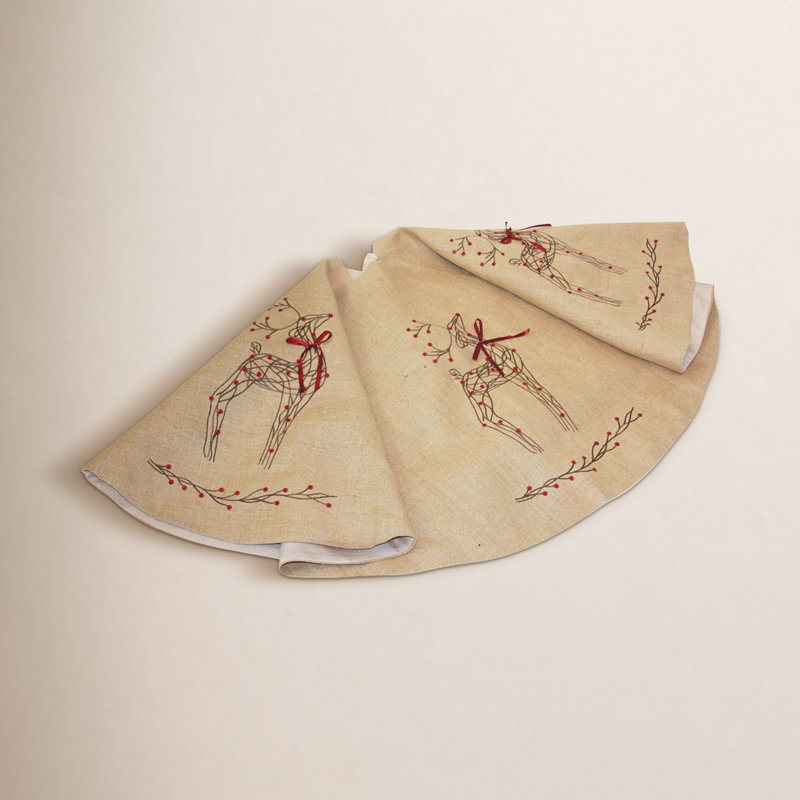 Johnone Burlap Tree Skirt