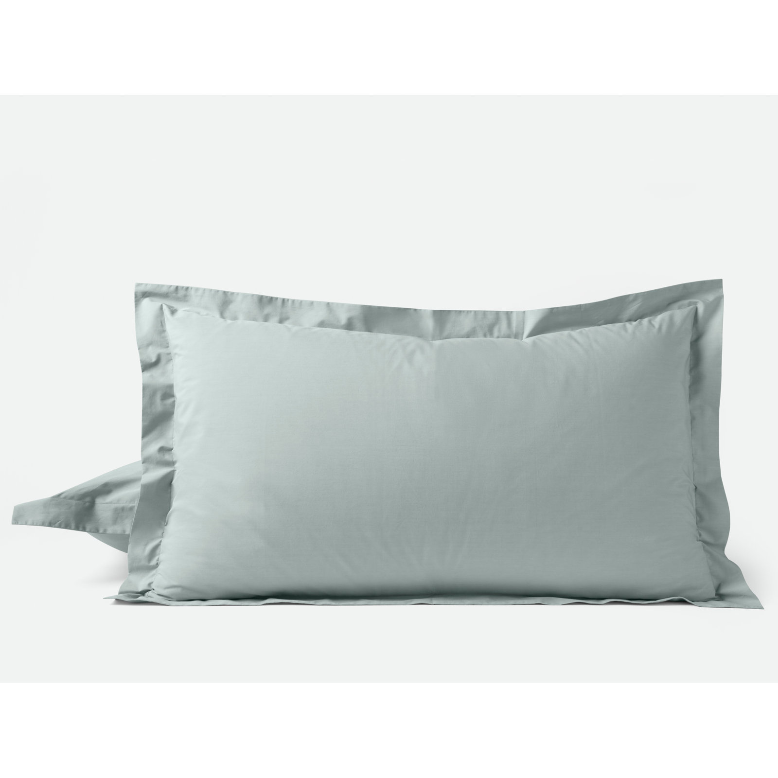Refined Organic Classic Organic Percale Sham, King, Dew