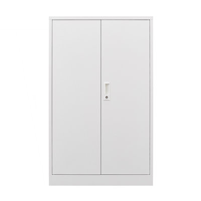 Metal Storage Cabinet With Locking Doors And Adjustable Shelf, Folding Filing Storage Cabinet, Living Room Storage Cabinet by Ebern Designs