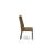 9 Piece Modern Dining Table Set Includes a Rectangle Wooden Table with Butterfly Leaf and 8 Brown Linen Fabric Parson Chairs, Mahogany-1955862583-1955862582-1955899762