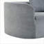 Canapés modulaires | Ensemble de chaises incurvées modernes 116 "avec chaise longue 116", entièrement assemblé pour le salon | Gris clair | Polyester-523509141