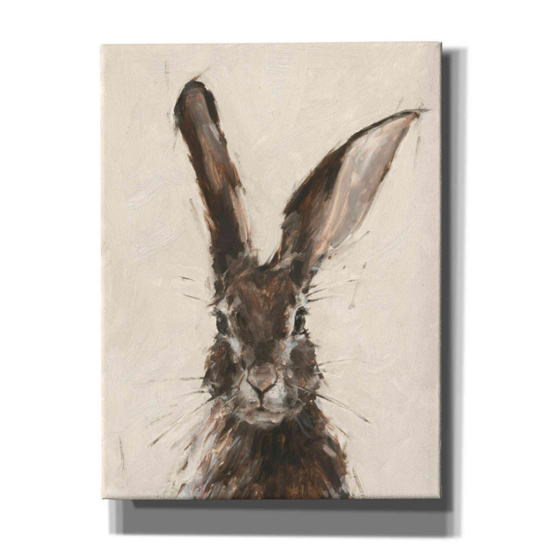«Tyrinia European Hare II On Canvas» par Ethan Harper, reproduction, H 16 po x l 12 po x P 0,75 po