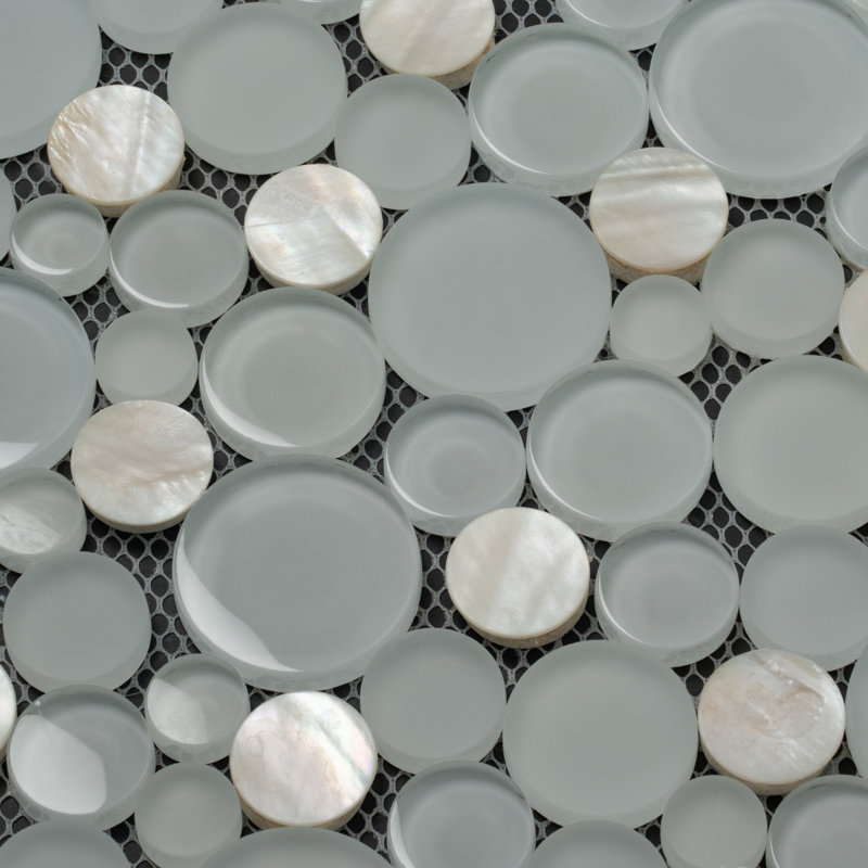 12" x 12" Glass Random Mosaic Wall & Floor Tile
