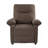 160°Recliner Chair With 8-Point Massage, Heating, And Side Storage Pockets, Plush Chenille Fabric And Remote Control