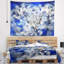Tapisserie florale florale blanche-28491987