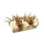 Fall-Themed Floral Arrangement in Wooden Planter