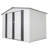 8 X 6 Ft Outdoor Storage Shed, All Weather Metal Sheds With  2 Lockable Doors, Tool Shed For Garden, Backyard, Lawn
