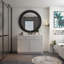 Armoire de base pour évier Homeibro, portes à fermeture douce, pour la salle de lavage, la salle de douche, la buanderie-87690898-87690896